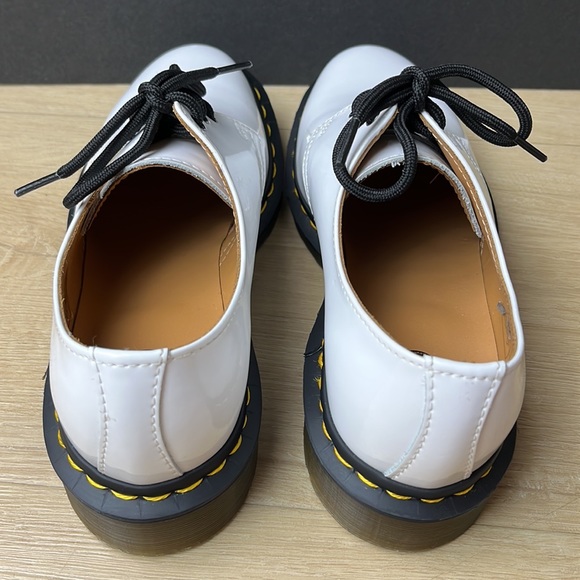 Dr Martens White Patent Leather Oxfords WOMENS SIZE 7 - Picture 7 of 10